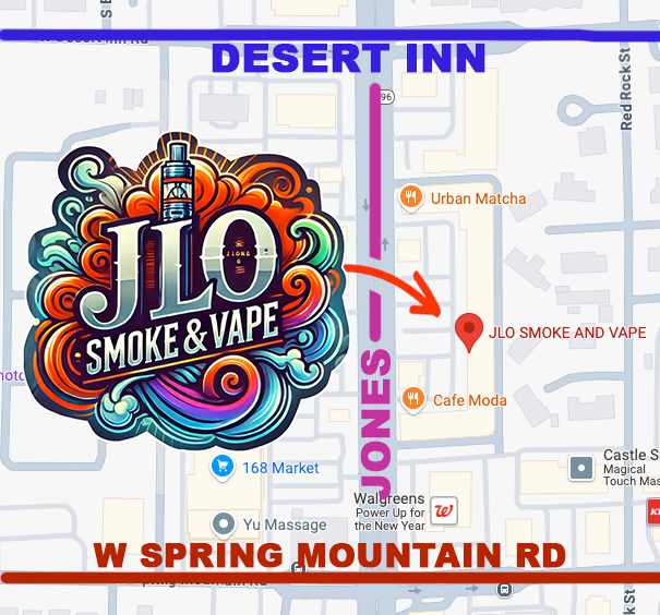 JLO Smoke And Vape location, 3400 South Jones BLVD, Las Vegas, NV.